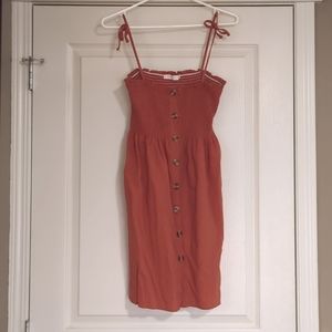 5 for $30 - Stretch burnt orange tube dress